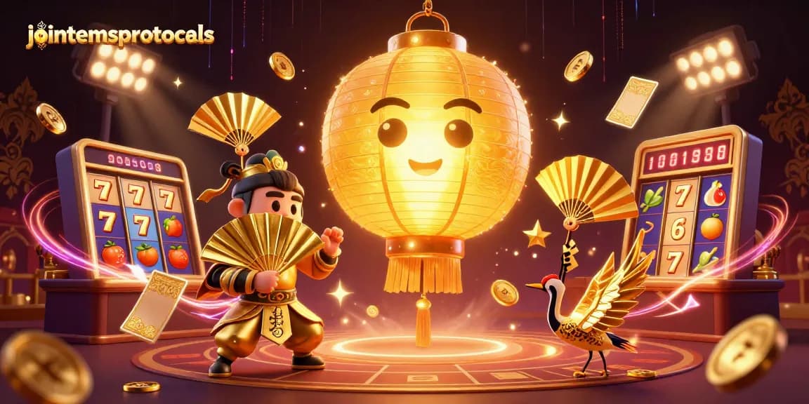 Menangkan permainan di jointemsprotocols sambil menjelajahi simbol keberuntungan dan bola slot yang megah.