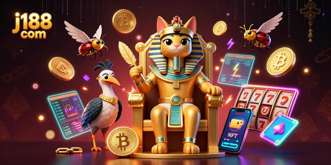 Engage in thrilling gaming at j188 com, where pharaoh cat symbols and crypto coins ignite excitement.