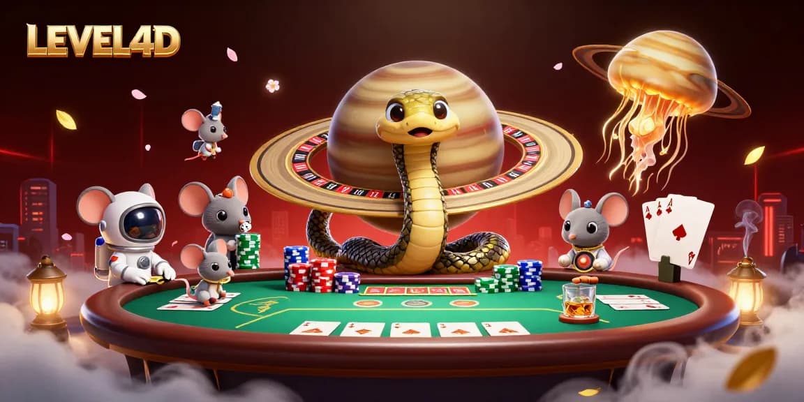 LEVEL4D memberikan peluang menang 4D yang menarik dengan visual kasino yang memukau secara digital.