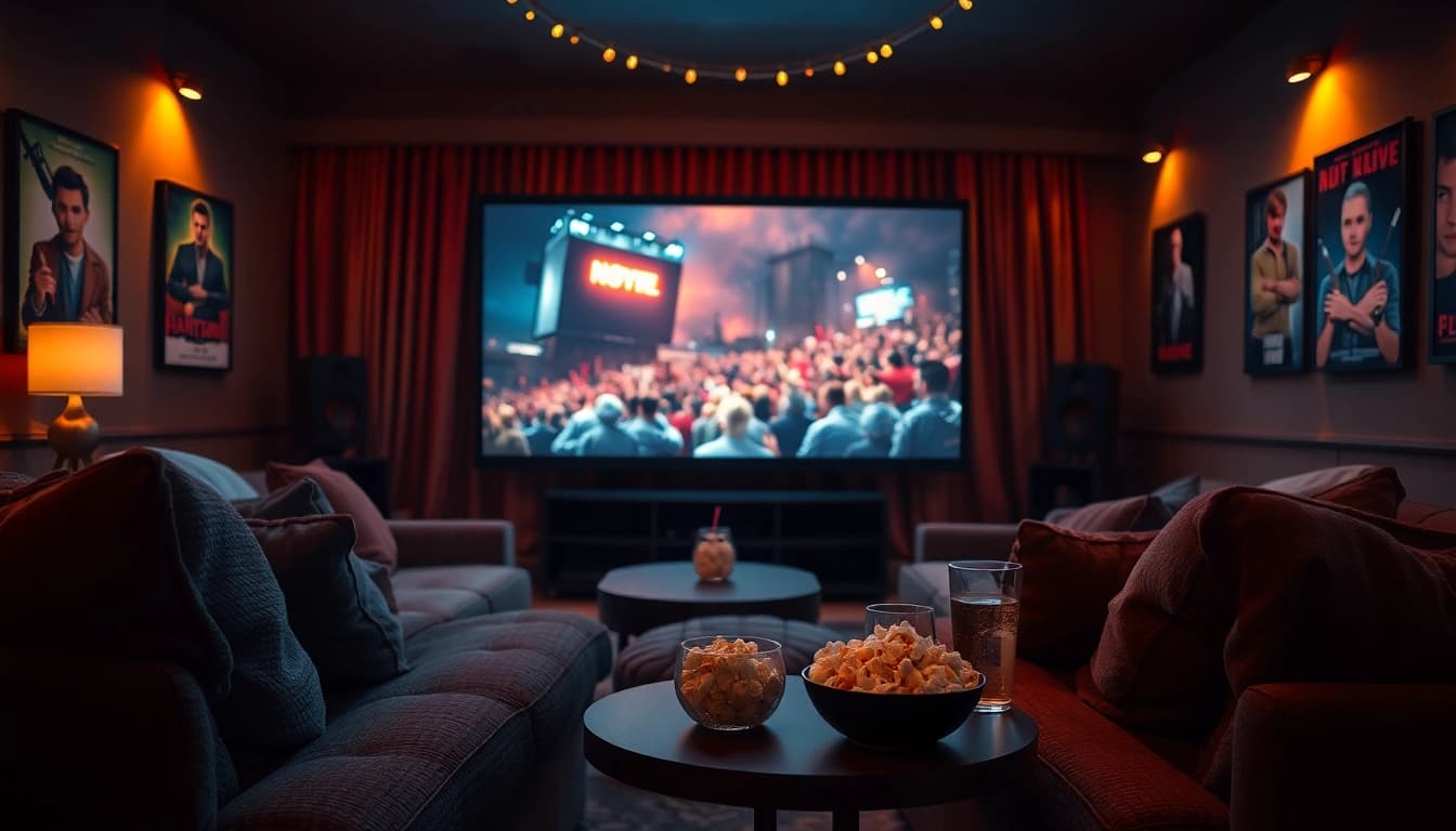 ดูหนังในบรรยากาศสบายๆ กับการดูภาพยนตร์ที่บ้าน