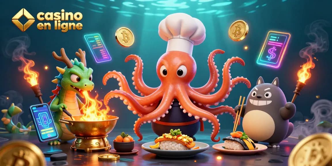Préparez des plats dorés tout en jouant aux jeux de casino en ligne.
