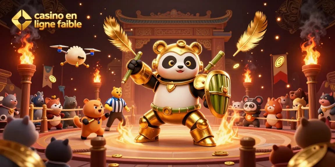 Participer aux meilleures offres de casino en ligne fiable avec un robot de combat animé qui impressionne.