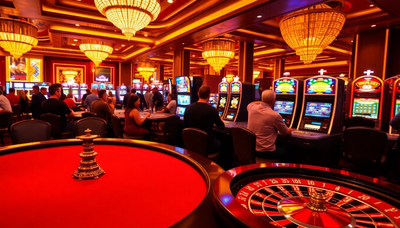Engaged players experience thrilling games at THABET casino tables, showcasing excitement and sophistication.