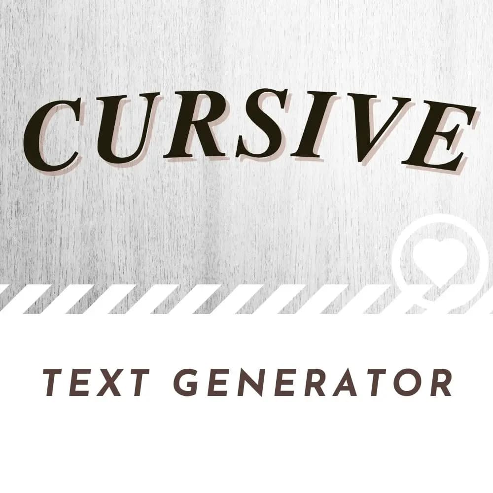 Create Beautiful Notes Using a Cursive Text Generator