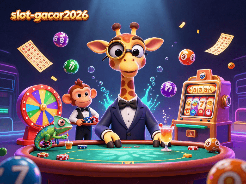 Experience the excitement at slot-gacor2026 with vibrant casino characters and dynamic game elements.