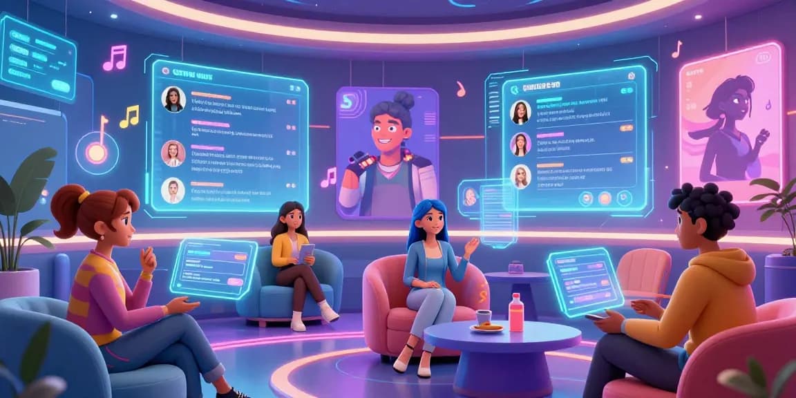 Engaging NSFW AI environment showcasing diverse avatars and interactive features for immersive chats.