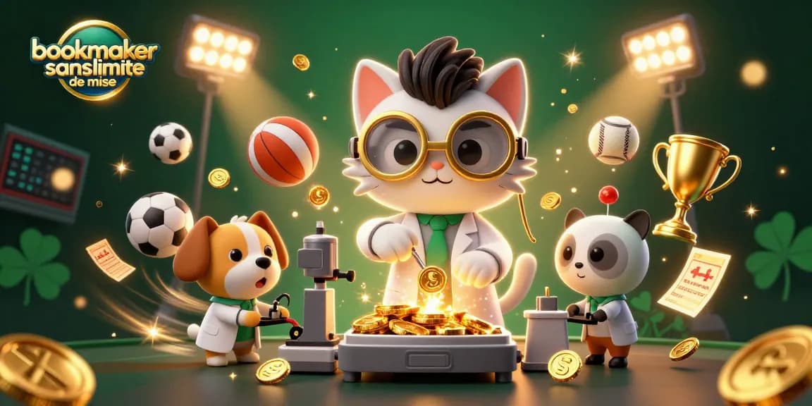 Pariez efficacement chez un bookmaker sans limite de mise avec des cotes compétitives et des gains sans restriction.