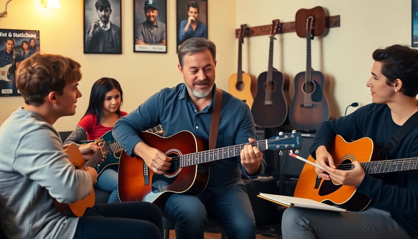 Learn guitar at https://guitarlessons.co.uk with a professional instructor in a friendly learning environment.