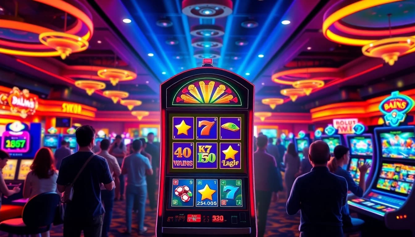 Menangkan permainan kaisar800 slot dengan pemain antusias di kasino berwarna-warni.
