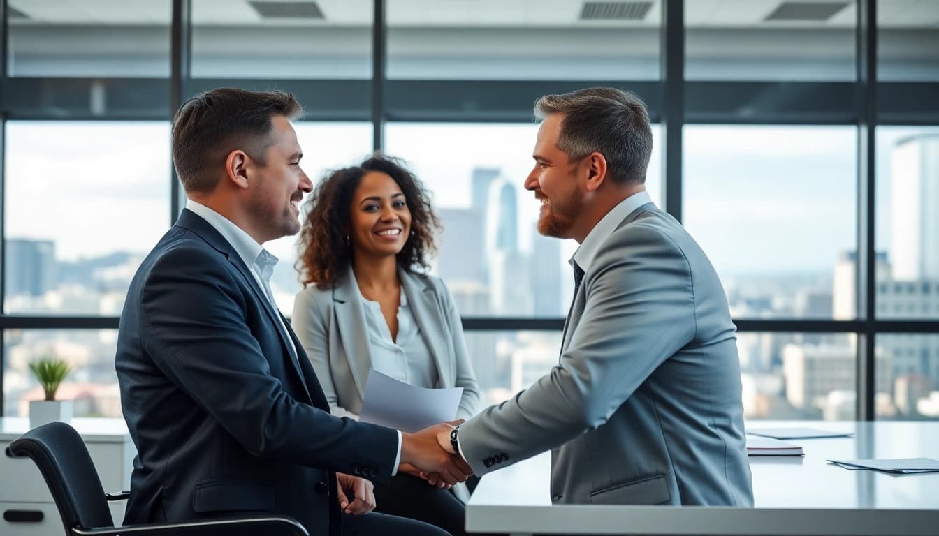 Engaging Seattle Social Security Disability Lawyer consulting with a client in a bright office setting.