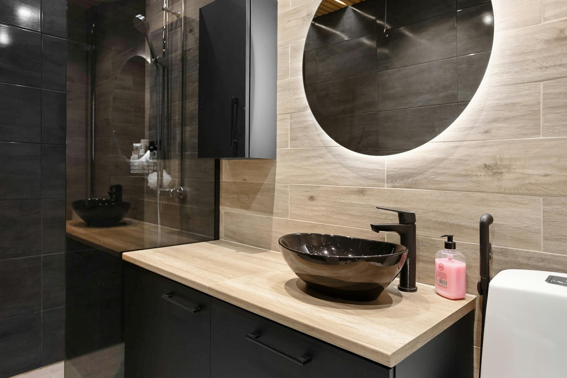 Elevate Your Bathroom with Black Frame Shower Doors