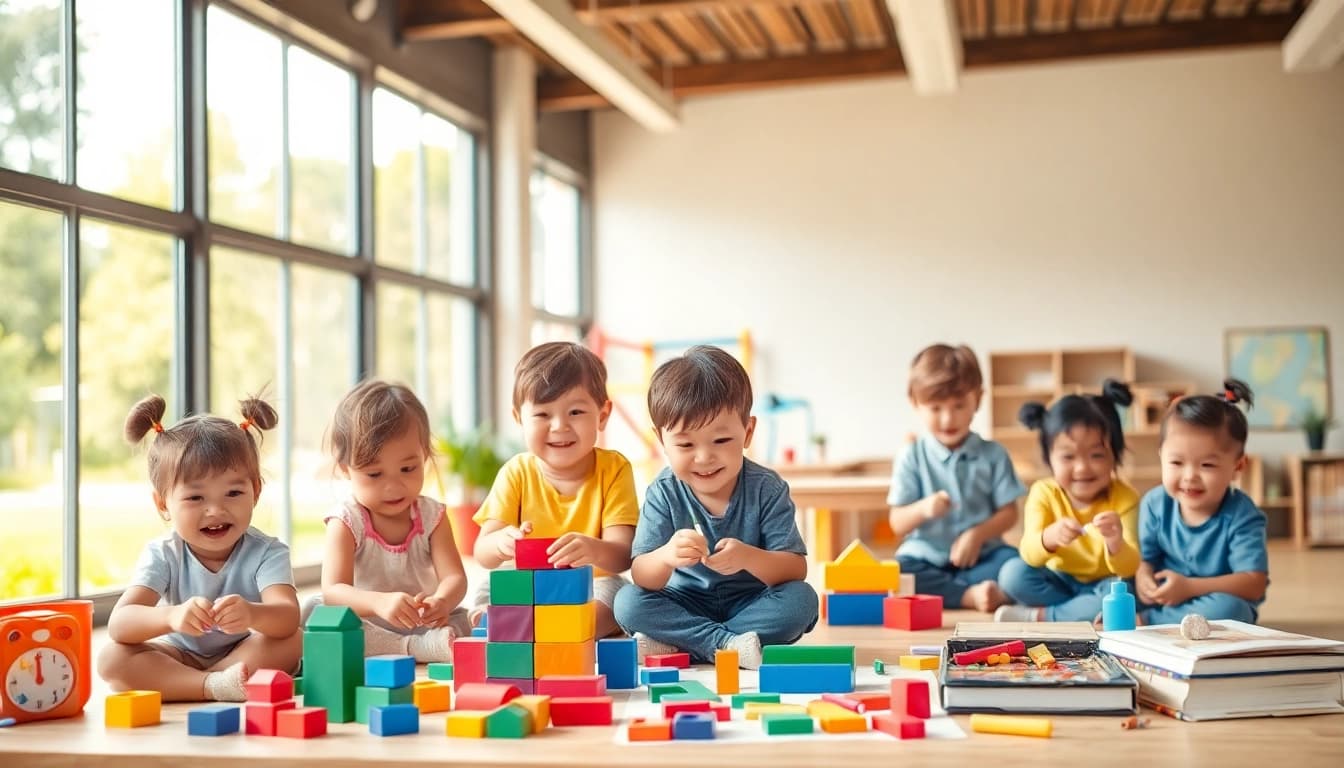 Engage with the nurturing atmosphere at https://juniorsjunction.com featuring children joyfully learning.