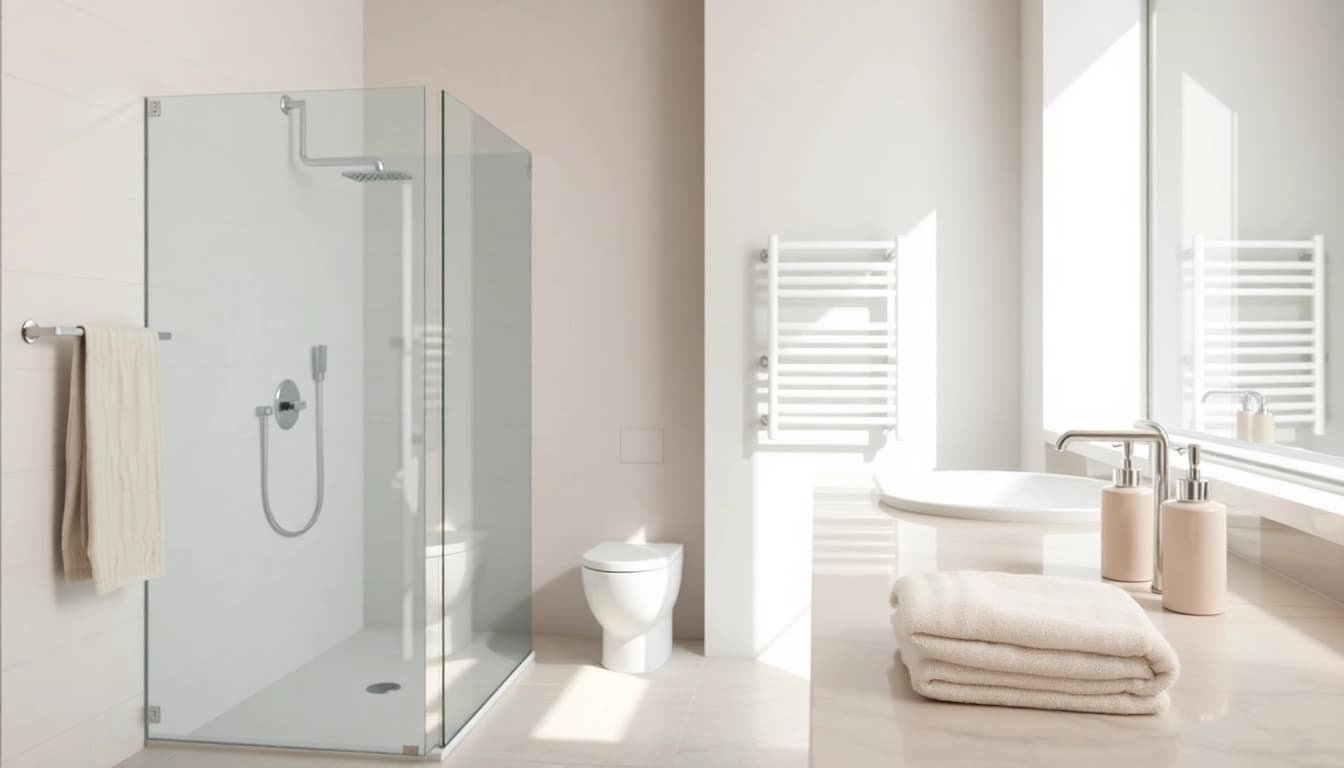 Entdecken Sie moderne sonni sanitär Produkte in einem stilvollen und eleganten Badezimmer.