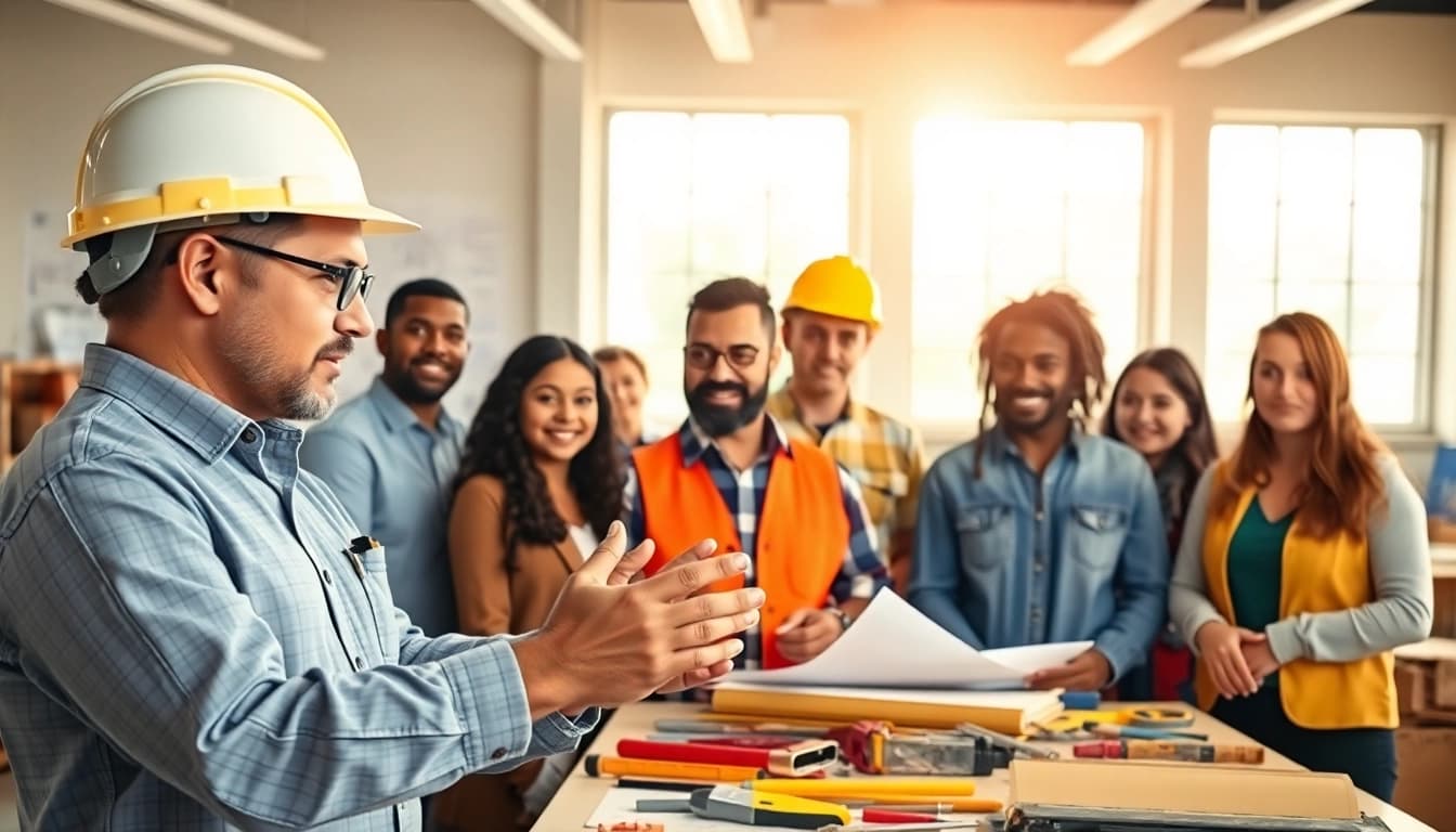 Enhance construction education through hands-on learning experiences in a diverse environment.