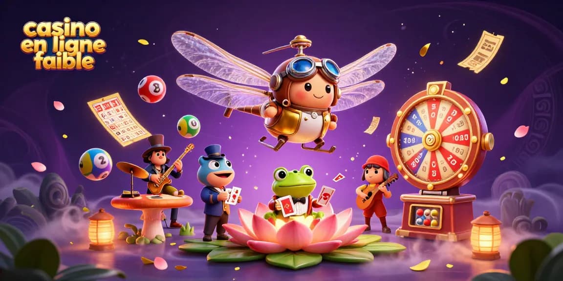 Jouez dans un casino en ligne fiable avec un croupier grenouille et des cartes animées