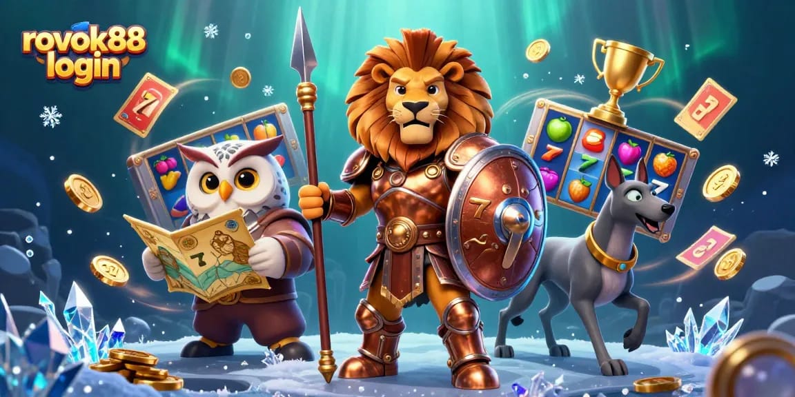 Engage with the exciting rokok88 login scene showcasing dynamic gaming elements and vibrant characters.