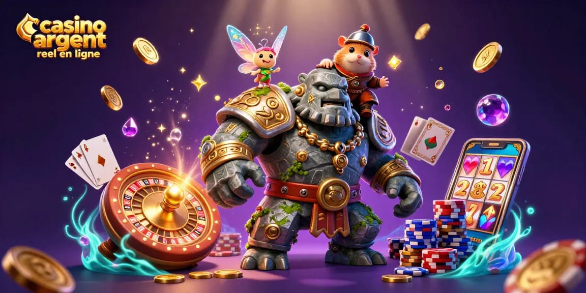 Profitez de l'excitation des jeux sur le casino argent réel en ligne avec des personnages fantastiques et des éléments d'action.