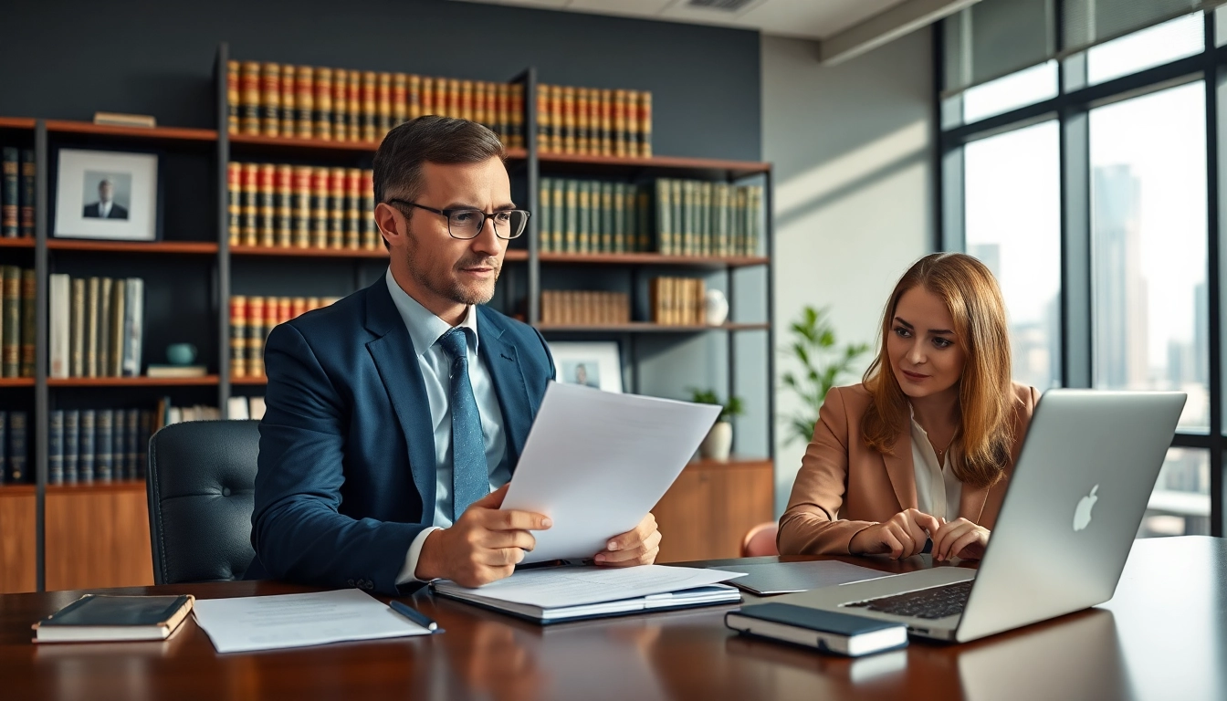Consultation with a Houston Personal Injury Attorney showcasing professionalism and expertise.