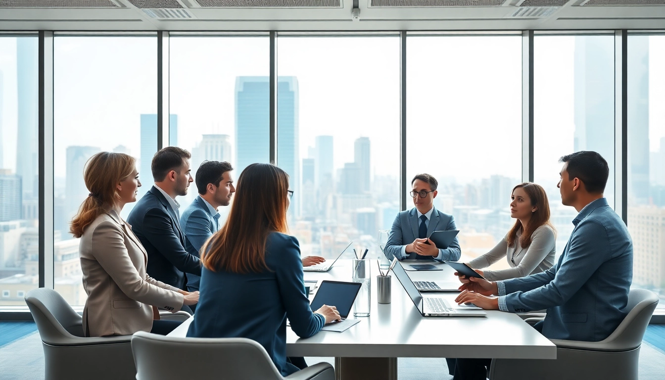 Team collaborating on Acquisition Planning strategies in a modern office environment.