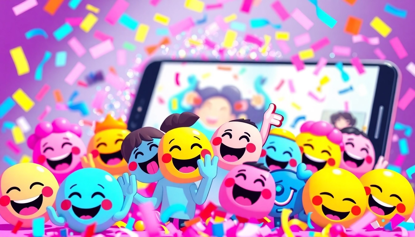 View an exciting array of TikTok emojis celebrating creativity and expression in social media.