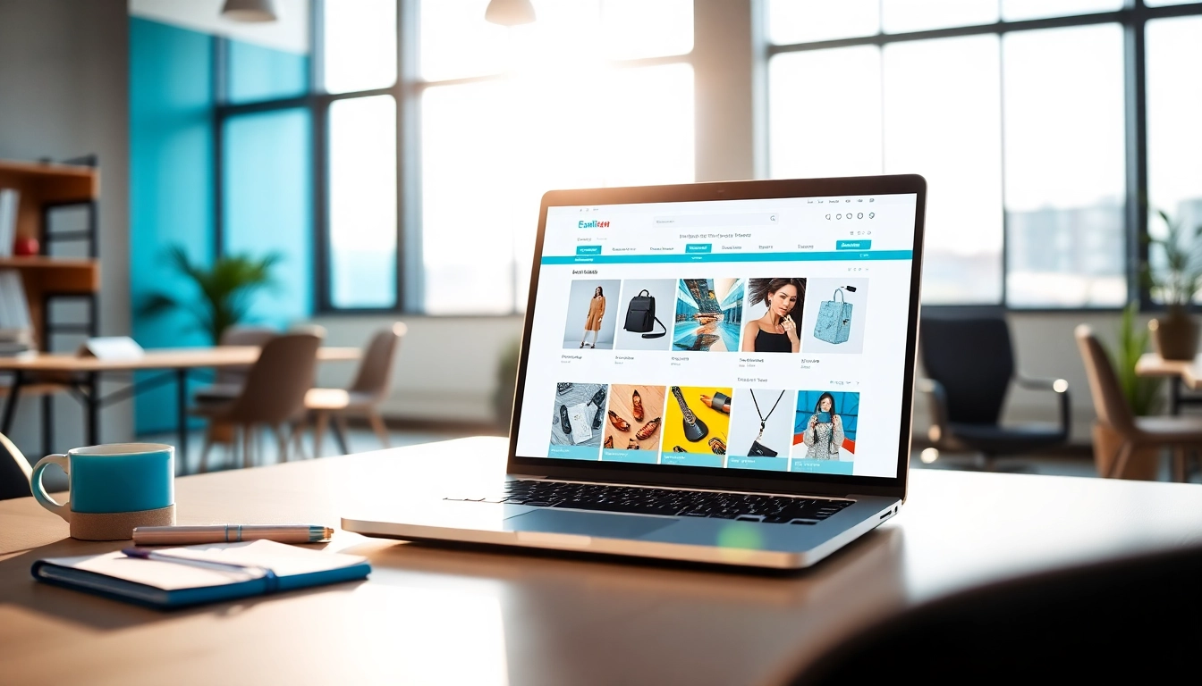 Build an online store with this Shopify Alternative interface showcasing innovative features