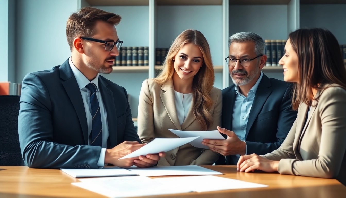 Experienced Palm Harbor Family Lawyer advising clients in a professional office setting.