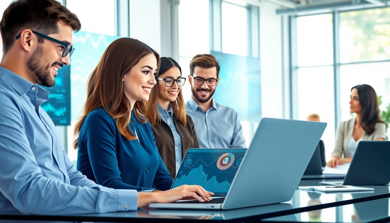 Enhancing team collaboration using an enterprise ai assistant interface in a modern office.