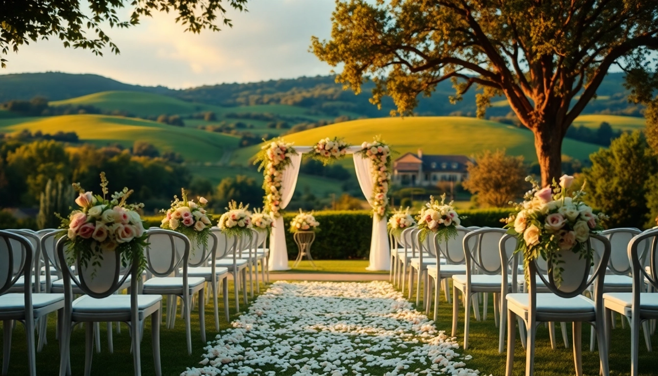Entdecken Sie eine traumhafte location hochzeit mit traumhaften Ausblicken und romantischer Atmosphäre.