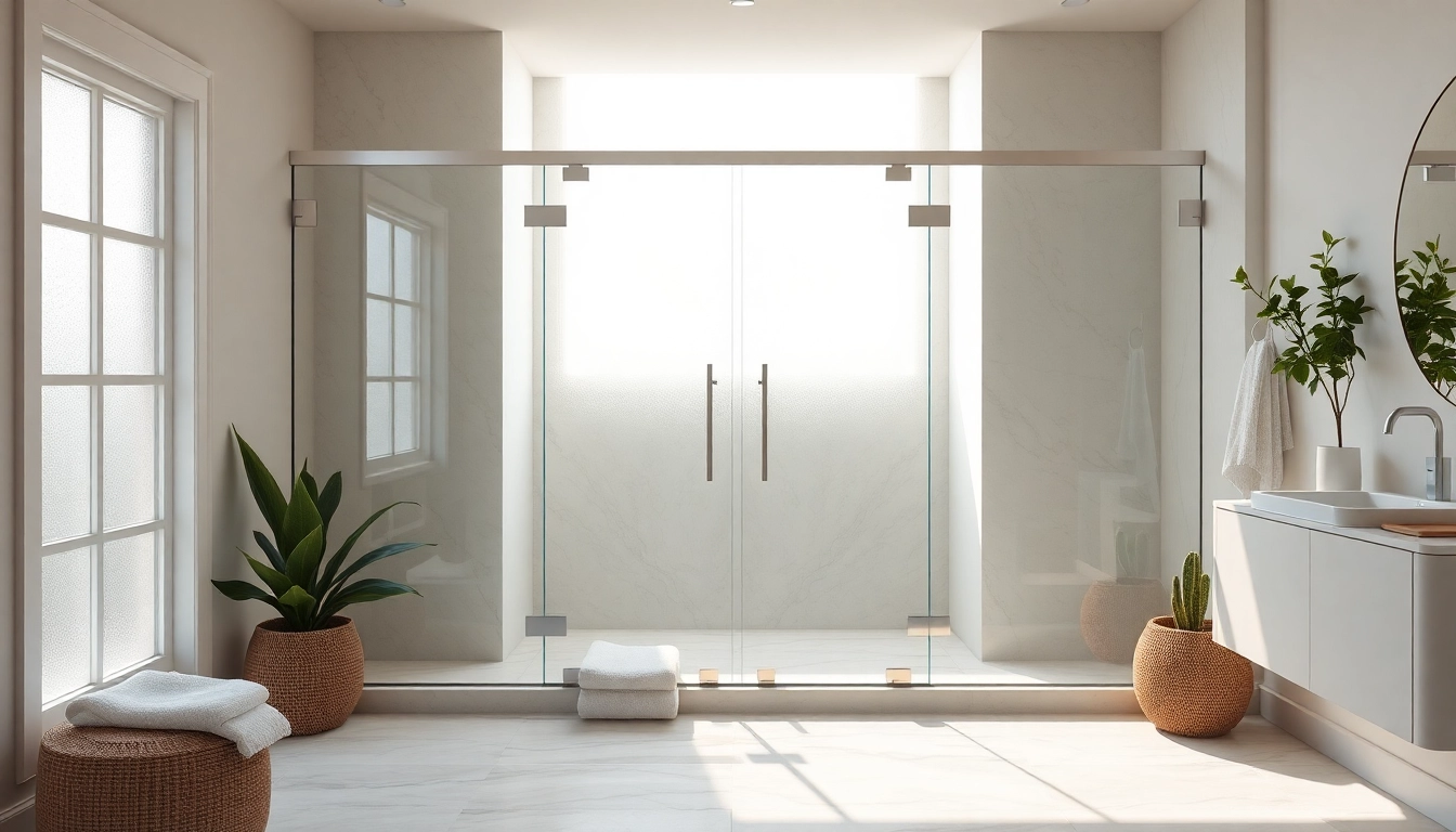 Explore elegant shower doors UK in a modern bathroom setup featuring frameless designs and natural light.