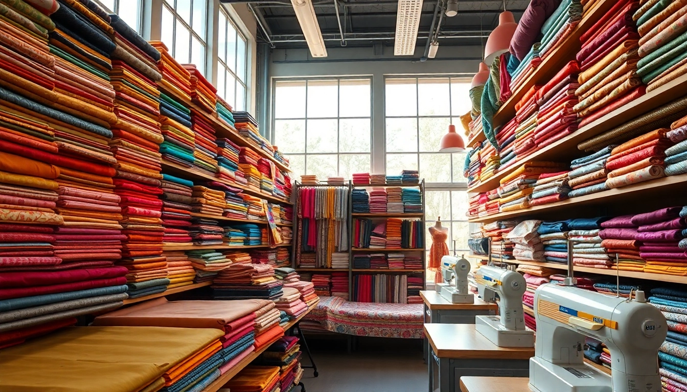 Stoffen webshop nederland met een kleurrijke selectie stoffen en accessoires.