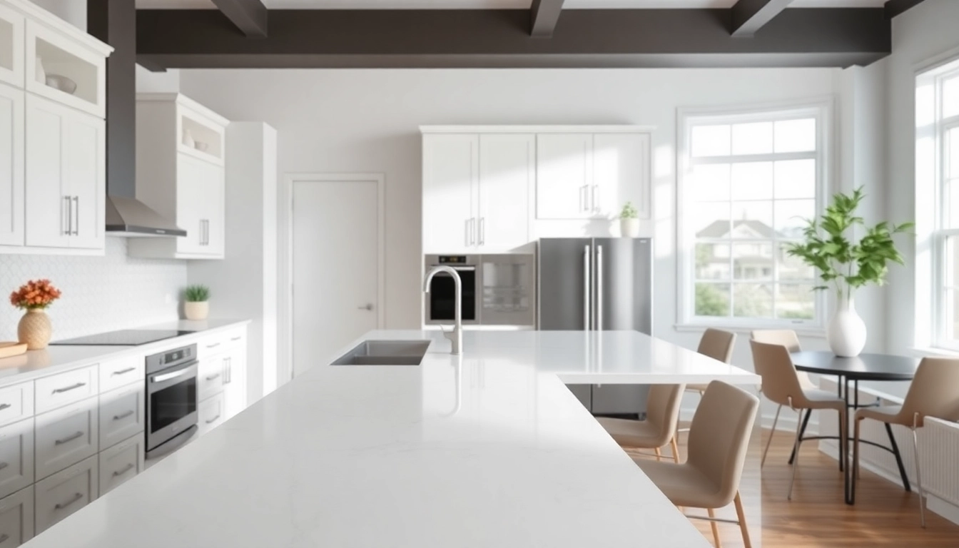 Transform your space with this modern home renovation kitchen design featuring bright and inviting elements.