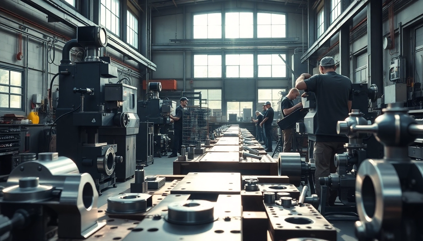 Skilled professionals fabricating steel at a metal manufacturer Edmonton.