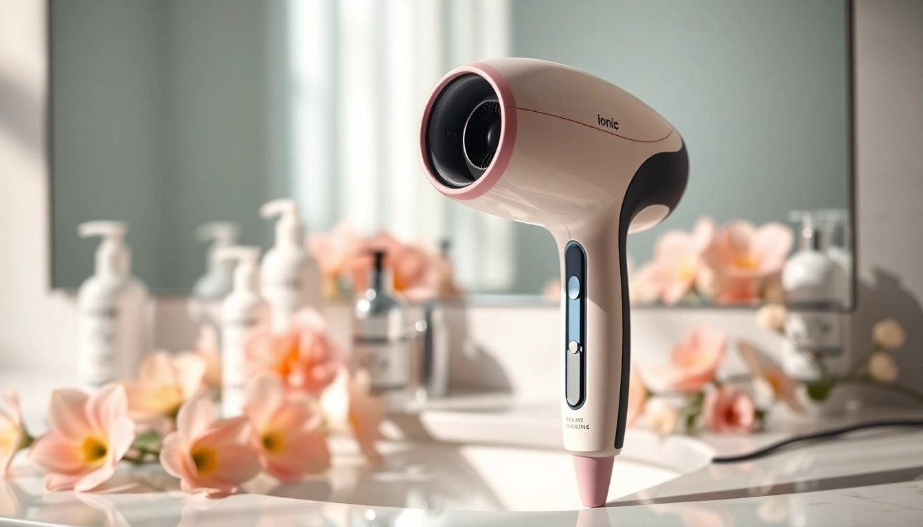 Transform your routine with the Ionic blow dryer featuring a sleek design and vibrant colors.