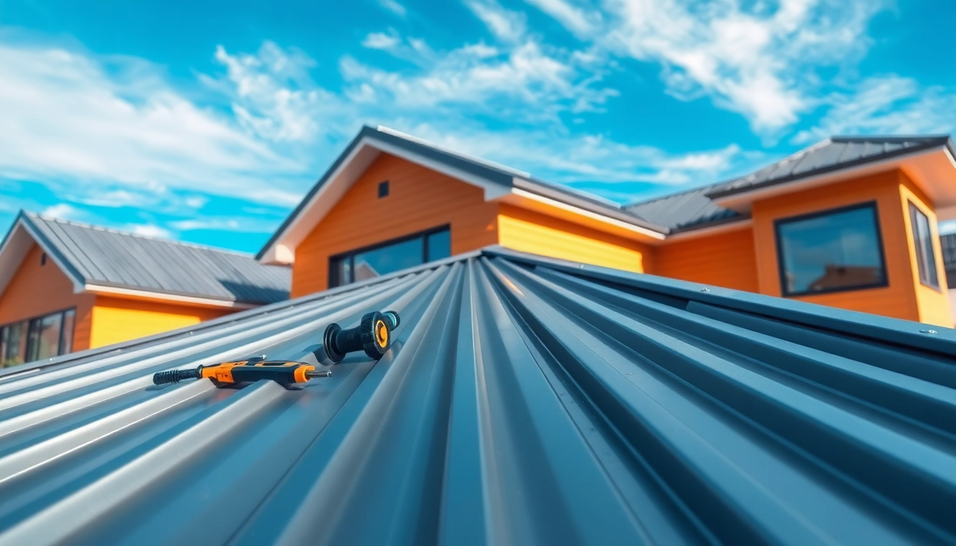 Transforming a house with metal roofing, showcasing durability and modern design.