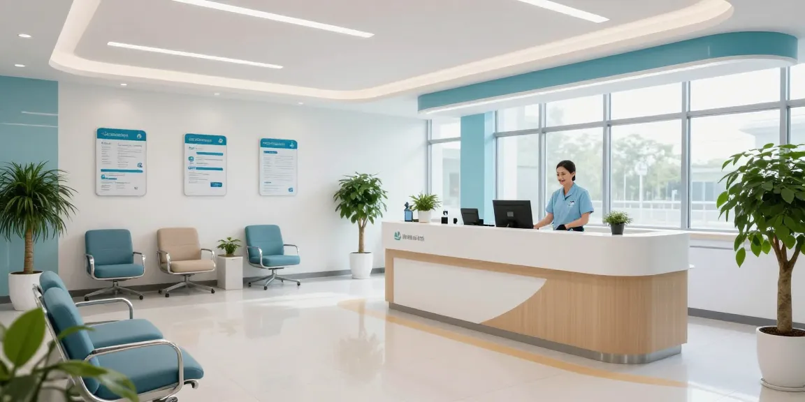 Private health insurance options in a welcoming healthcare clinic with compassionate patient care.