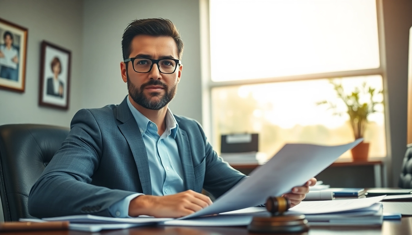 Engaging Modesto Accident Lawyer consulting in a professional setting.