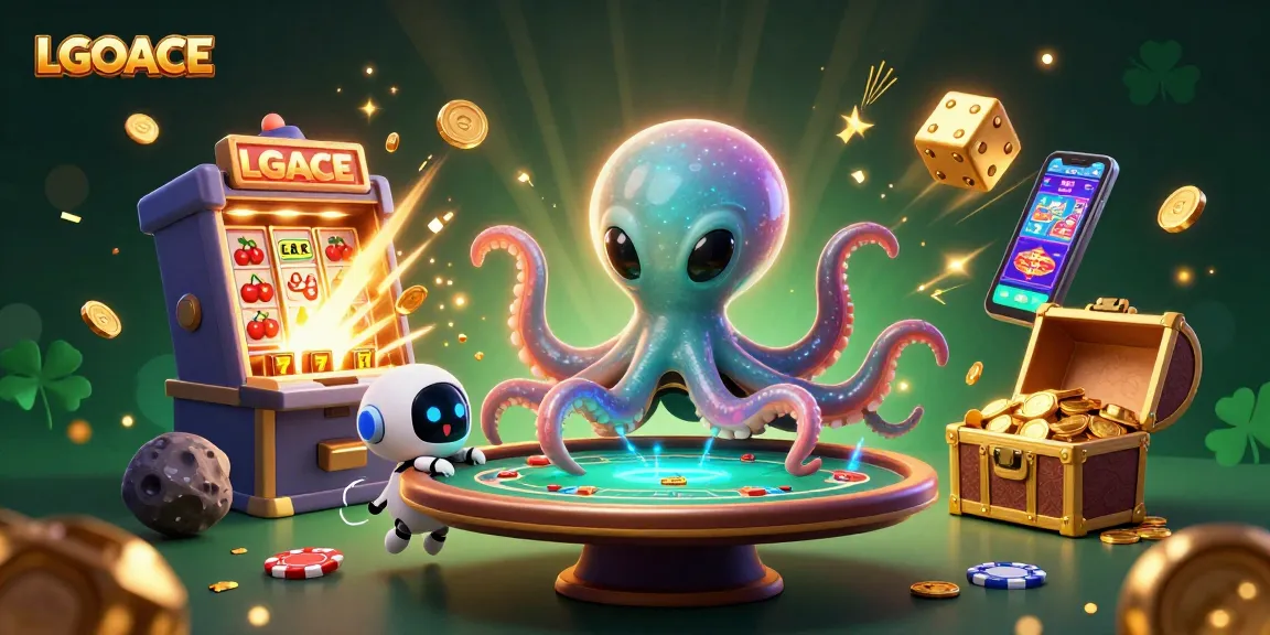 Spin to win with LGOACE's exciting slots featuring vibrant aliens and jackpot fun!