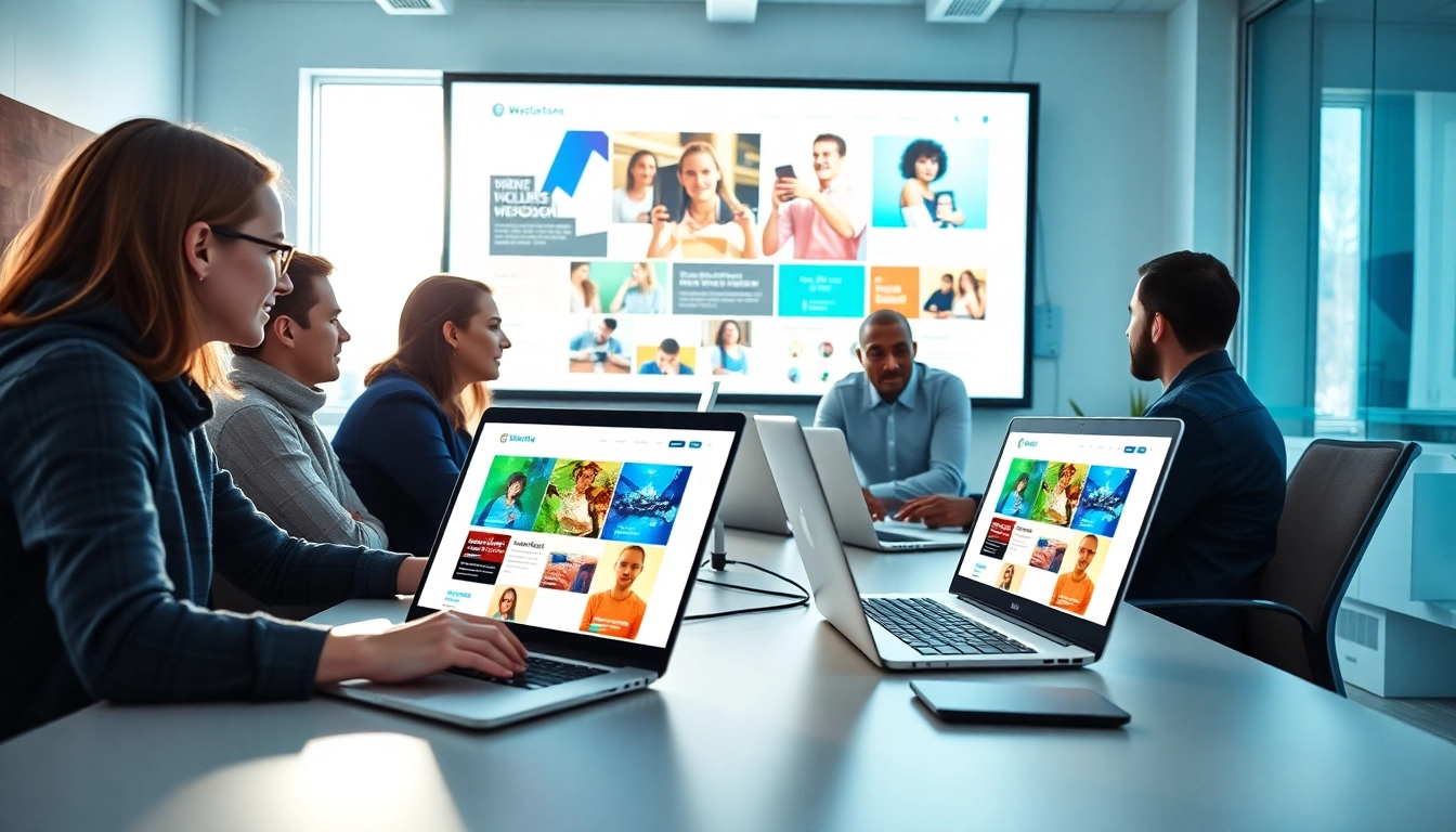 Showcasing vibrant collaborations in edmonton web design with modern tools and creative discussions.