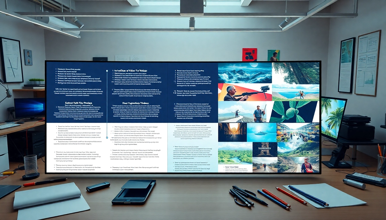 Creating stunning videos with sora transforms text into engaging visuals in a creative workspace.