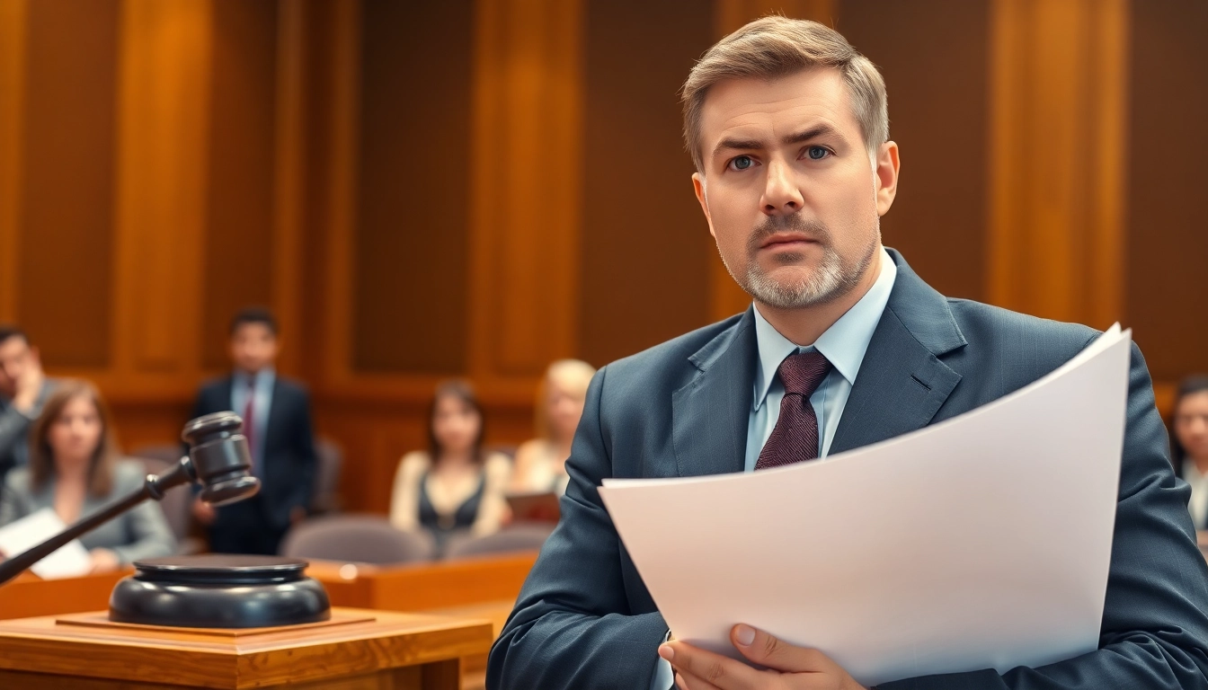 Empowered San Antonio truck accident lawyer arguing a case in court.