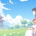 アンス 口コミを受けて、オンライン診療を楽しむ女性のイラスト。リラックスした雰囲気が伝わる。