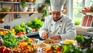 Engaging recipesalexarciab.com featuring colorful, healthy dishes prepared by a chef.