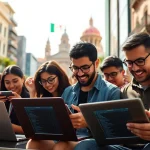 Discover the best sports betting sites for Mexico in a lively urban setting.