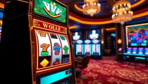 Menampilkan virus4d slot dengan grafis menarik dan suasana kasino yang mewah.