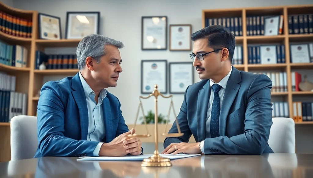 Lawyer consulting with a client at https://www.ihavealawsuit.com for legal expertise