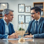 Lawyer consulting with a client at https://www.ihavealawsuit.com for legal expertise