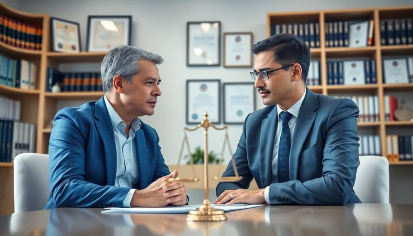 Lawyer consulting with a client at https://www.ihavealawsuit.com for legal expertise