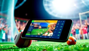 Explore sports betting apps India showcasing exciting betting features on a smartphone.