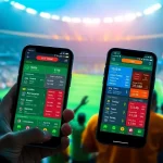 Engaging sports betting apps India displayed on smartphones with vibrant odds and fan enthusiasm.