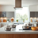 Discover an elegant kitchen setup that defines modernity at https://merithome.co.uk with vibrant decor and innovative design.